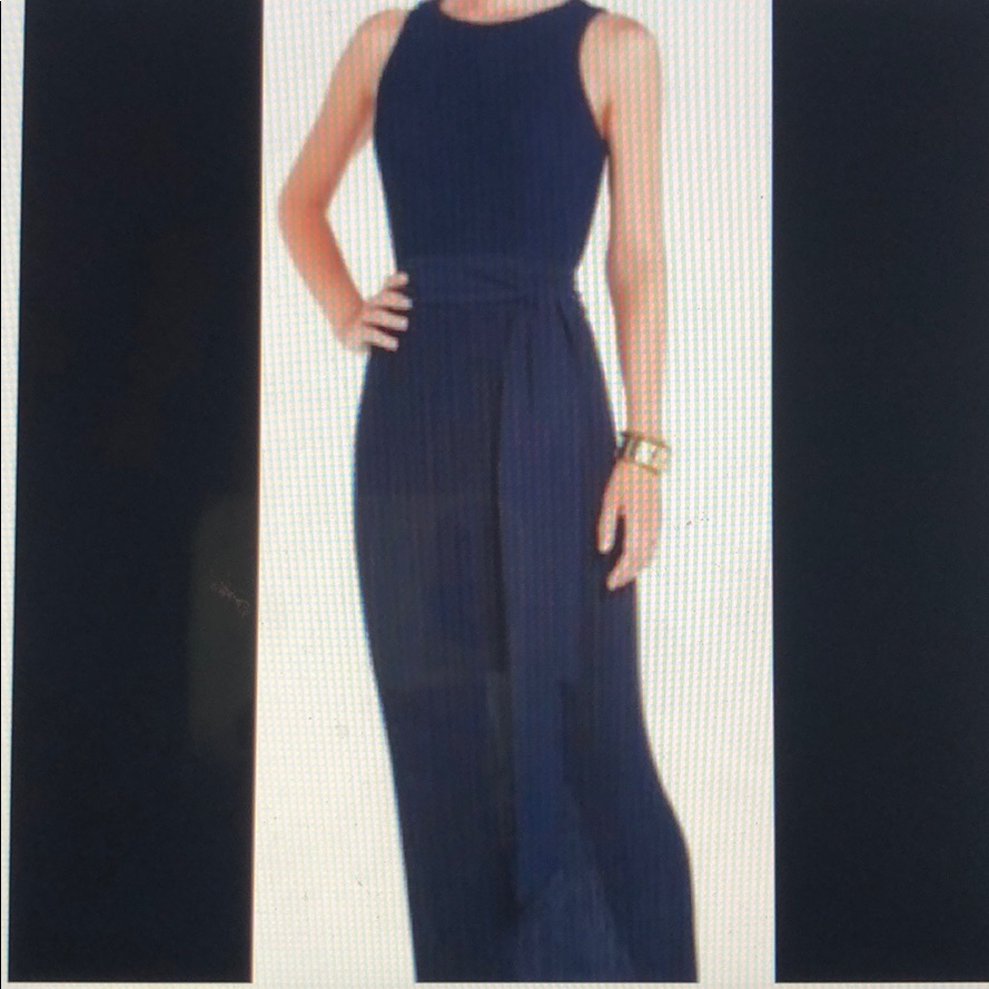 Bcbg Maxazria Esme Evening Gown Navy M